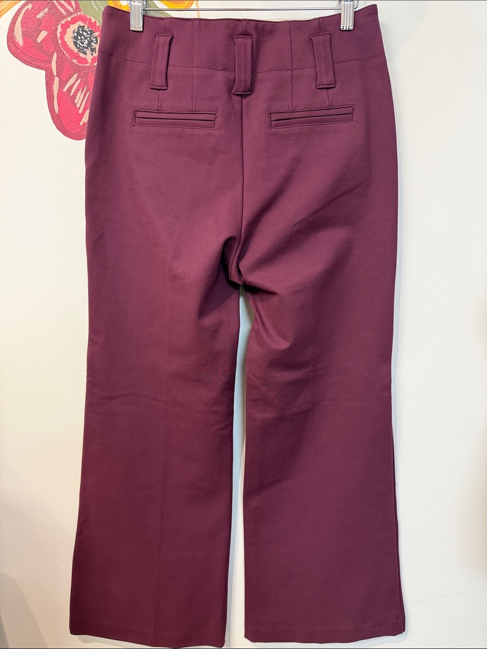 New Maeve Anthropologie Plum Purple Pants Size 8 - Picture 4 of 4